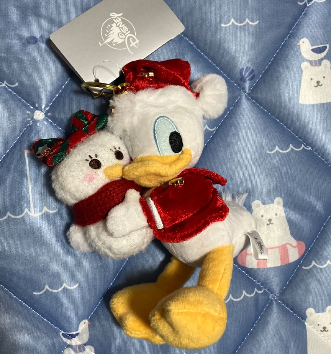 ディズニー クリスマス ドナルド ぬいぐるみ キーホルダー キー