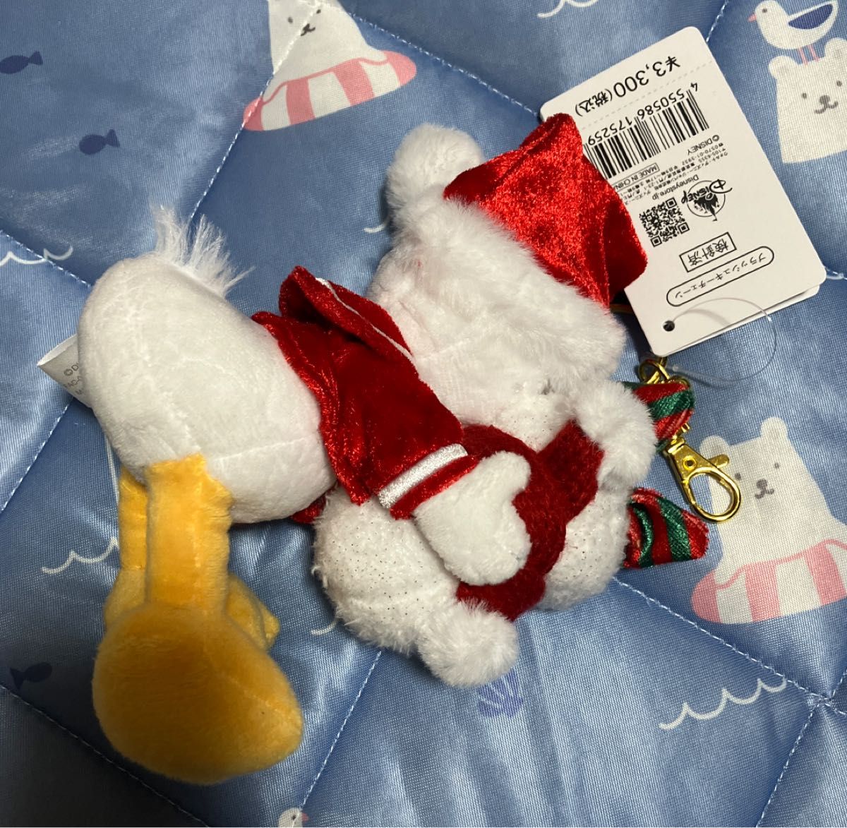 ディズニー クリスマス ドナルド ぬいぐるみ キーホルダー キー