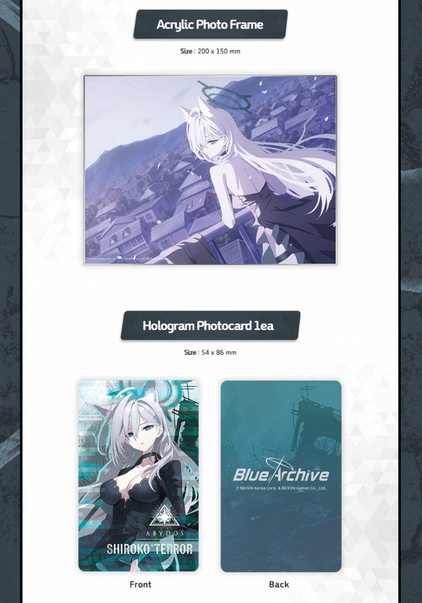 韓国限定】ブルーアーカイブ ブルアカ ホシノ&シロコテラー
