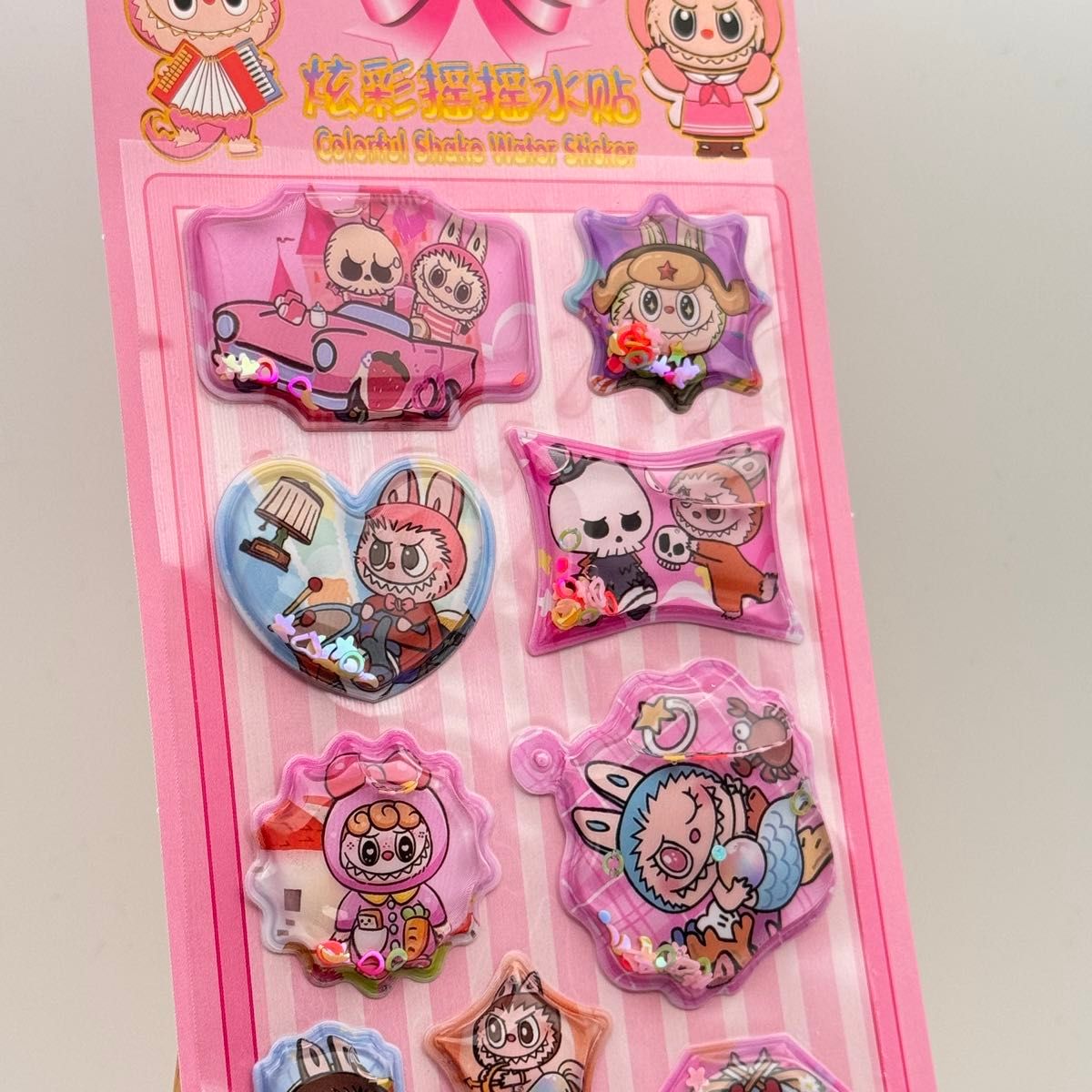 ラブブ 水入りボンボンドロップシール 二種類です即購入OKウォーター