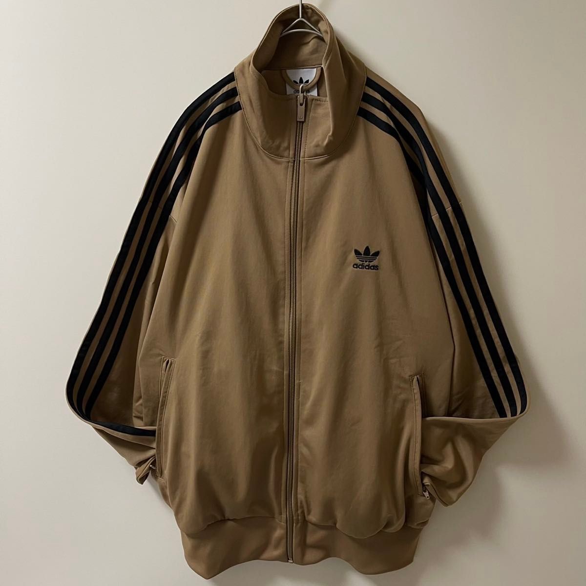 新品L】在原みゆ紀アディダスオリジナルス トラックジャケットトップ茶