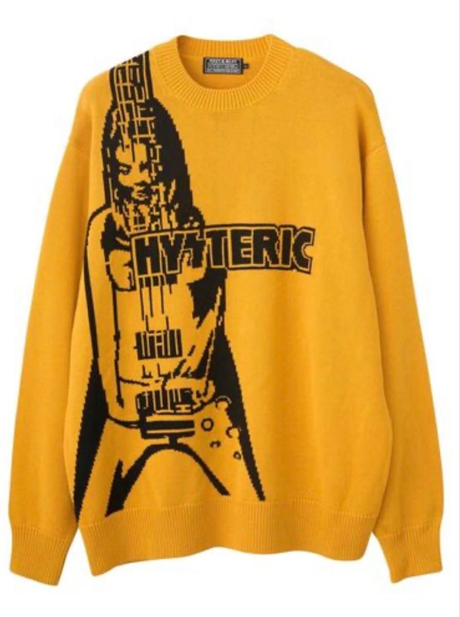 HYSTERIC GLAMOUR 】ヒステリックグラマー ニット セーター イエロー