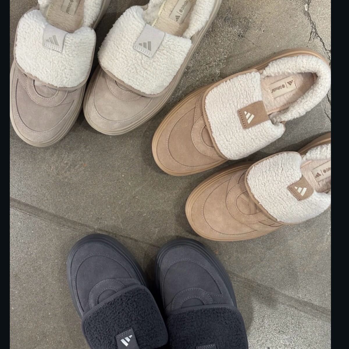 韓国限定】adidas アディダス24㎝サボサンダル 新品未使用 ブラウン