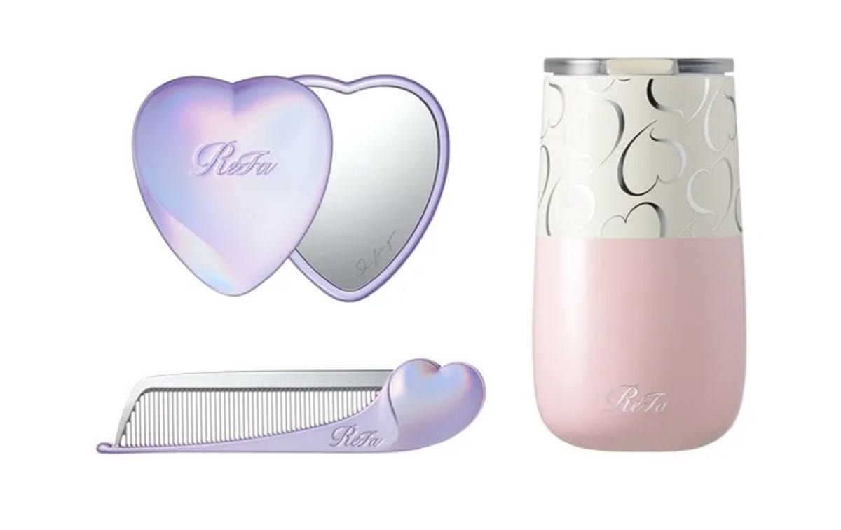 リファ Refa ハートコーム アイラ ハートミラー シルキー パープル MTG