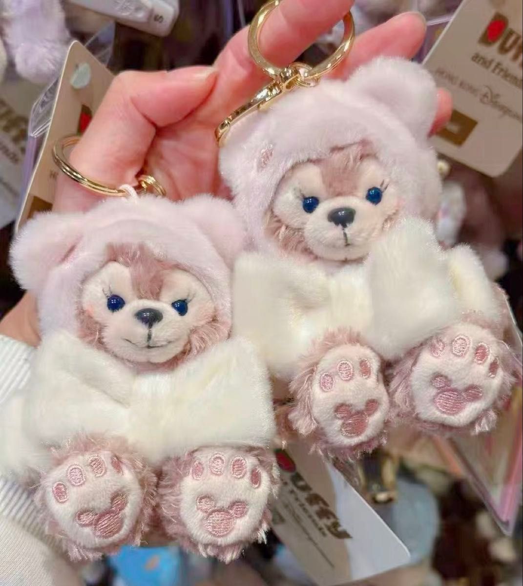 香港ディズニー シェリーメイ ぬいぐるみキーホルダー 冬限定｜Yahoo