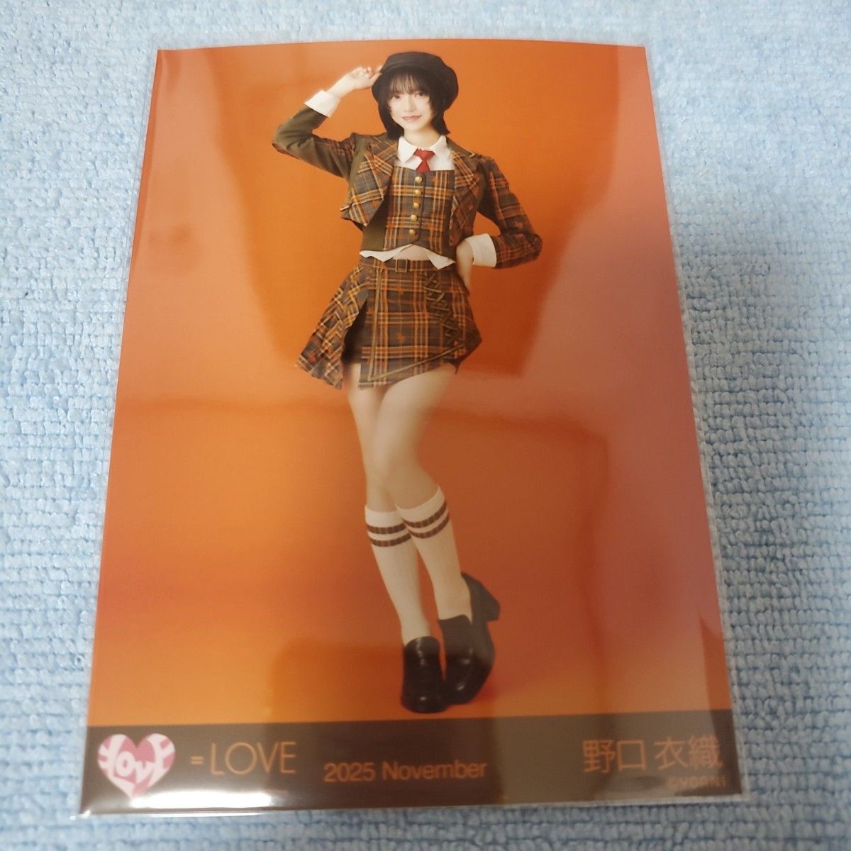 LOVE 野口衣織 生写真 (ラブソングに襲われる 歌唱衣装②)コンプ