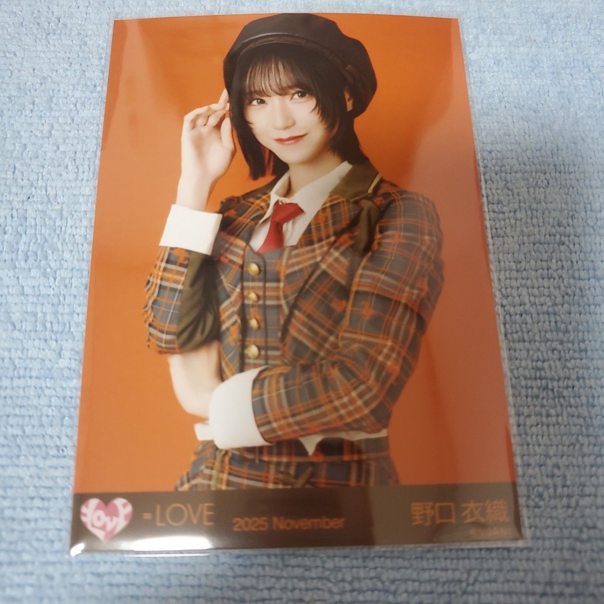 LOVE 野口衣織 生写真 (ラブソングに襲われる 歌唱衣装②)コンプ