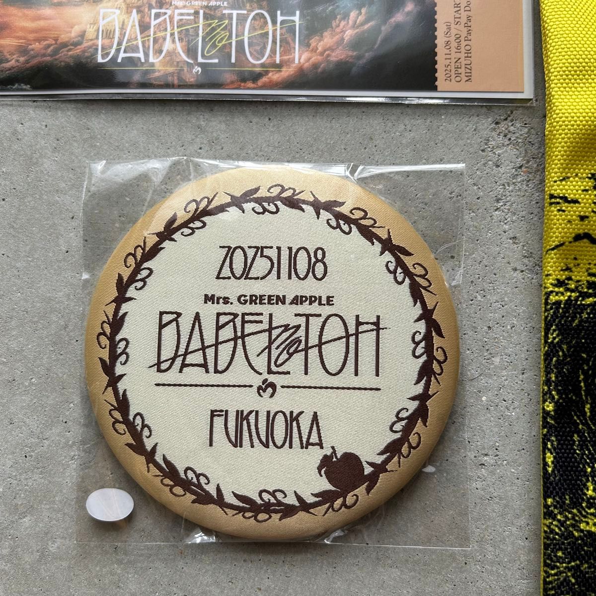 Mrs GREEN APPLE BABEL no TOH Ringo Jamシート 特典 グッズ3点セット