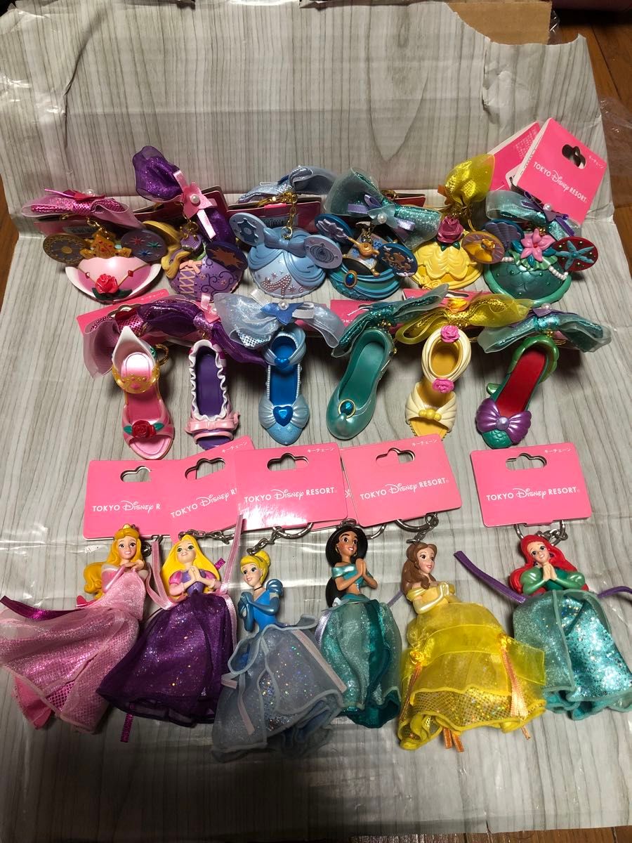 ディズニー プリンセス キーホルダー まとめ売り 東京ディズニー