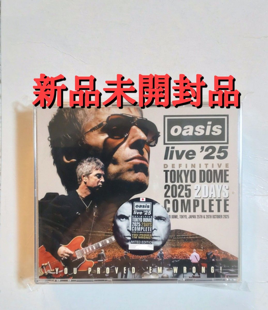 OASIS オアシス DEFINITIVE TOKYO DOME 2025 2 DAYS COMPLETE 新品未