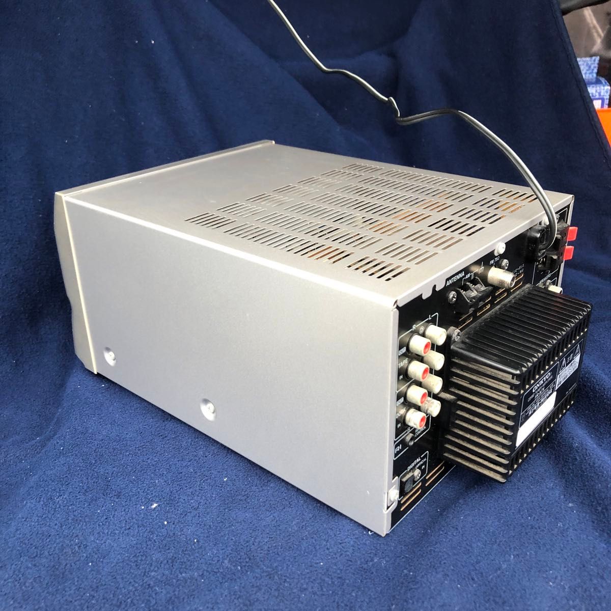 ONKYO FR-N7X CD/MD TUNER AMPLIFIER 本体 リモコン付き シルバー CD