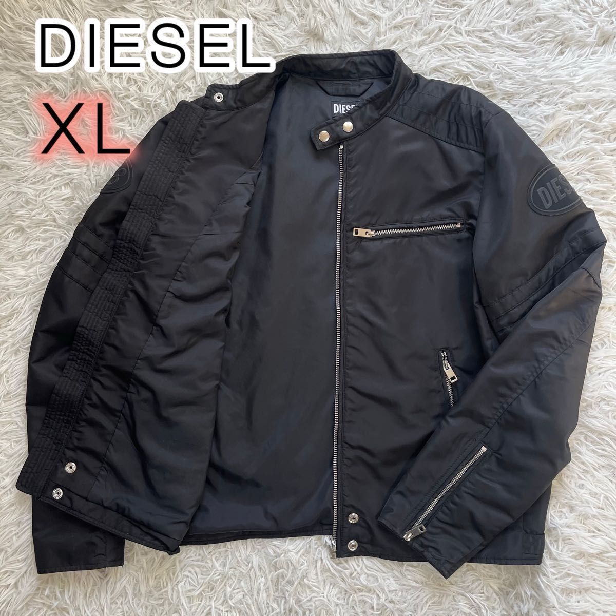 美品 DIESEL ディーゼル シングルライダースジャケット 池田エライザ