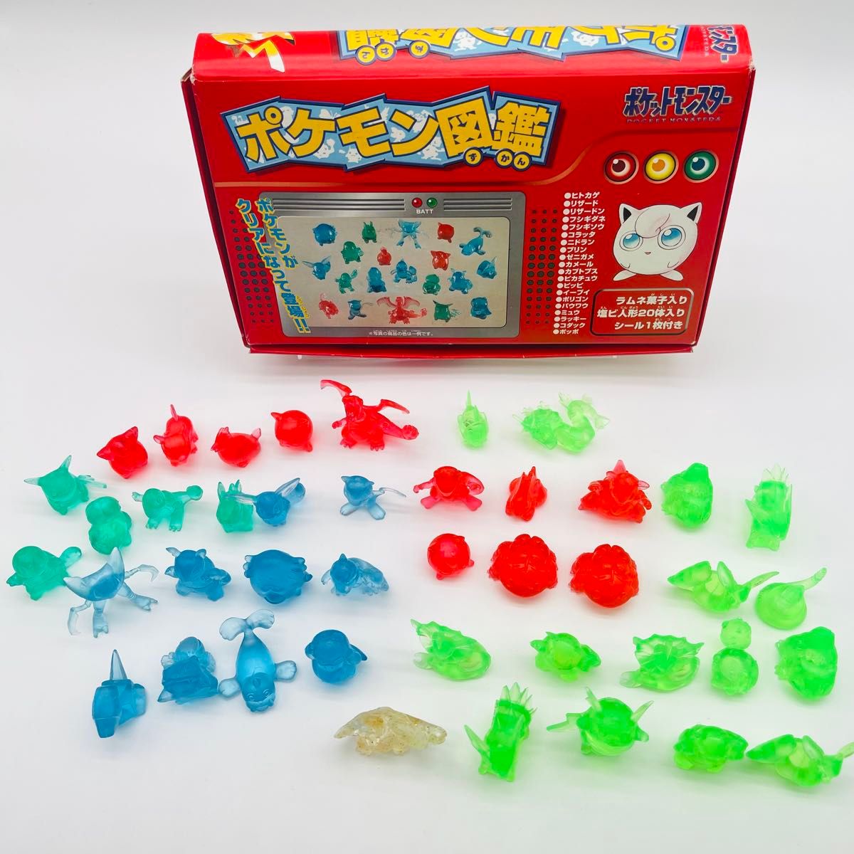 当時物・レア】ポケモン図鑑 クリアフィギュアセット バンダイ BANDAI