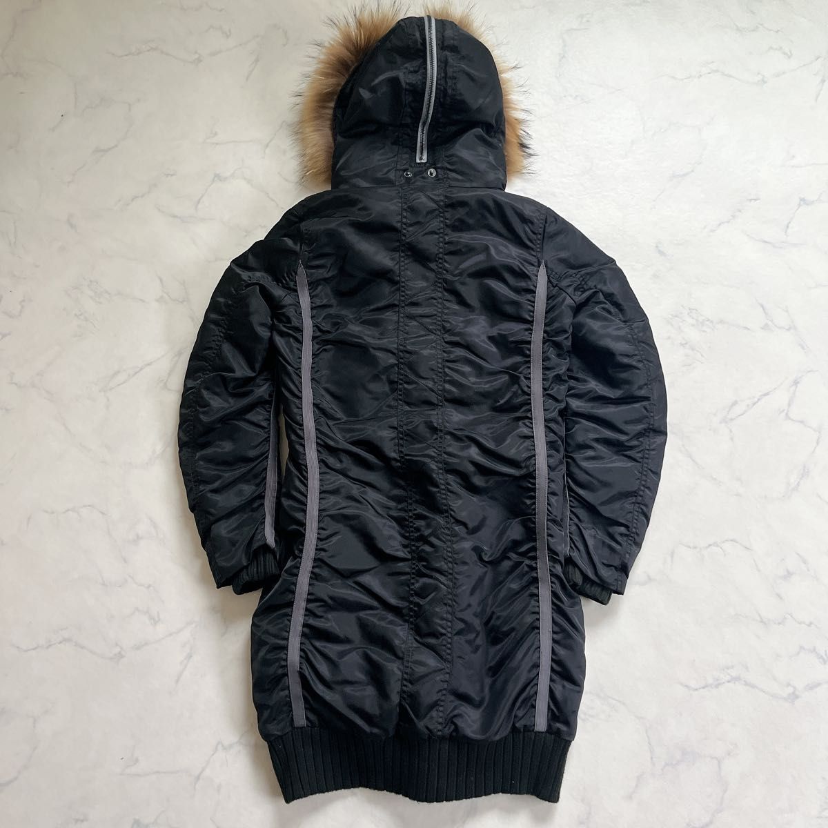 AVIREX Ltd ラクーンファー モッズコート L-2B ロング丈 総ボア