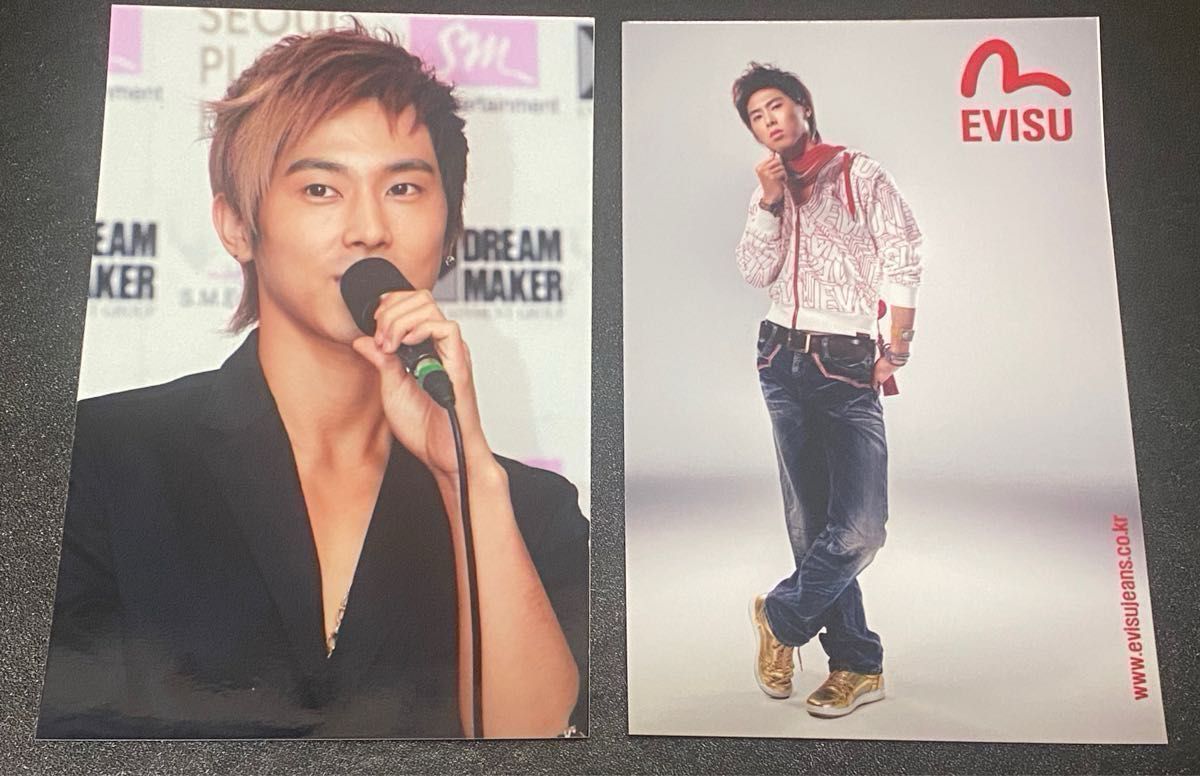 非売品 激レア 東方神起 ユノ ユンホ EVISU エビス 2009秋 クリア