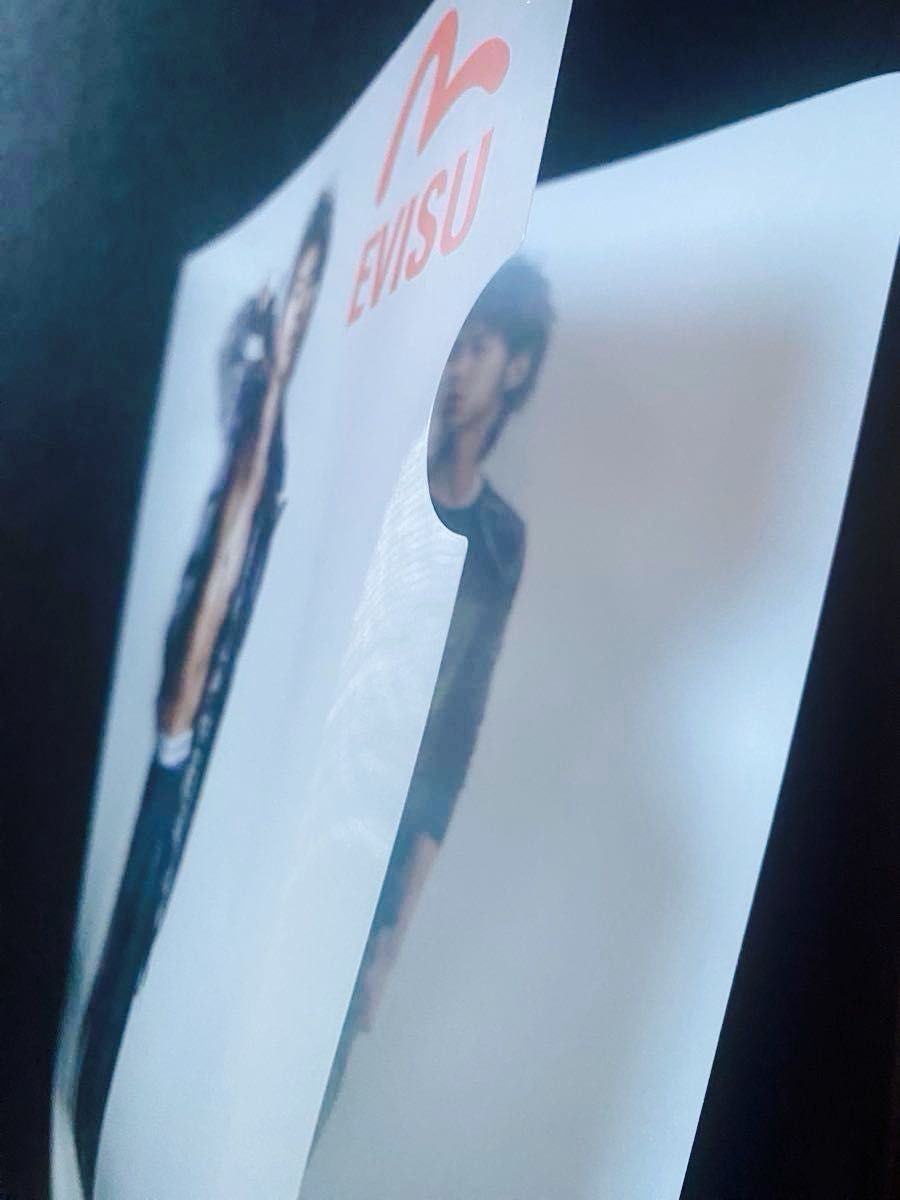 非売品 激レア 東方神起 ユノ ユンホ EVISU エビス 2009秋 クリア