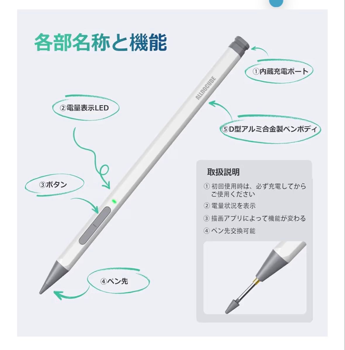 ALLDOCUBE Ultra Pad 専用タッチペン スタイラスペン｜Yahoo!フリマ