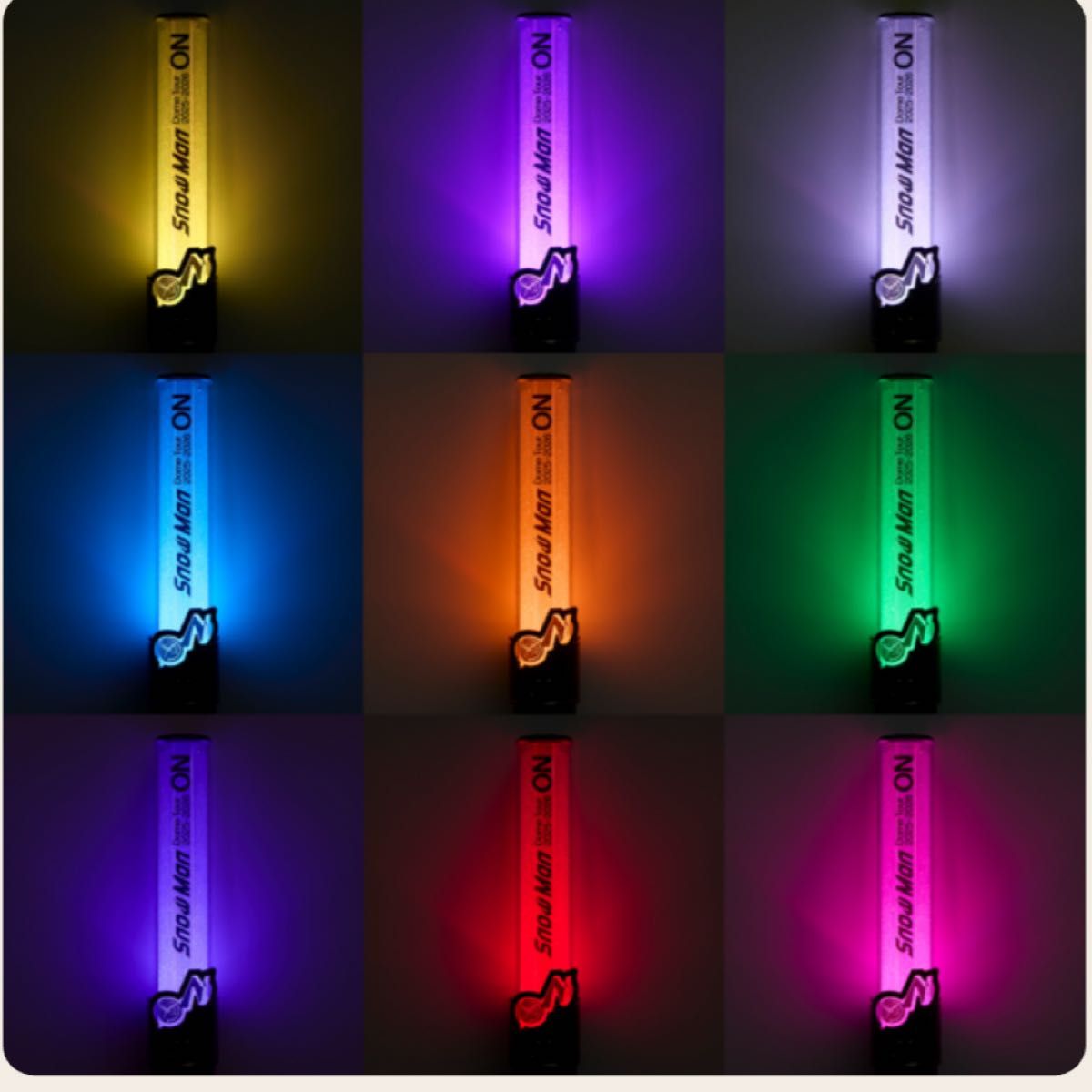 Snow Man Dome Tour 2025-2026 ON ペンライト 銀テープ付き｜Yahoo