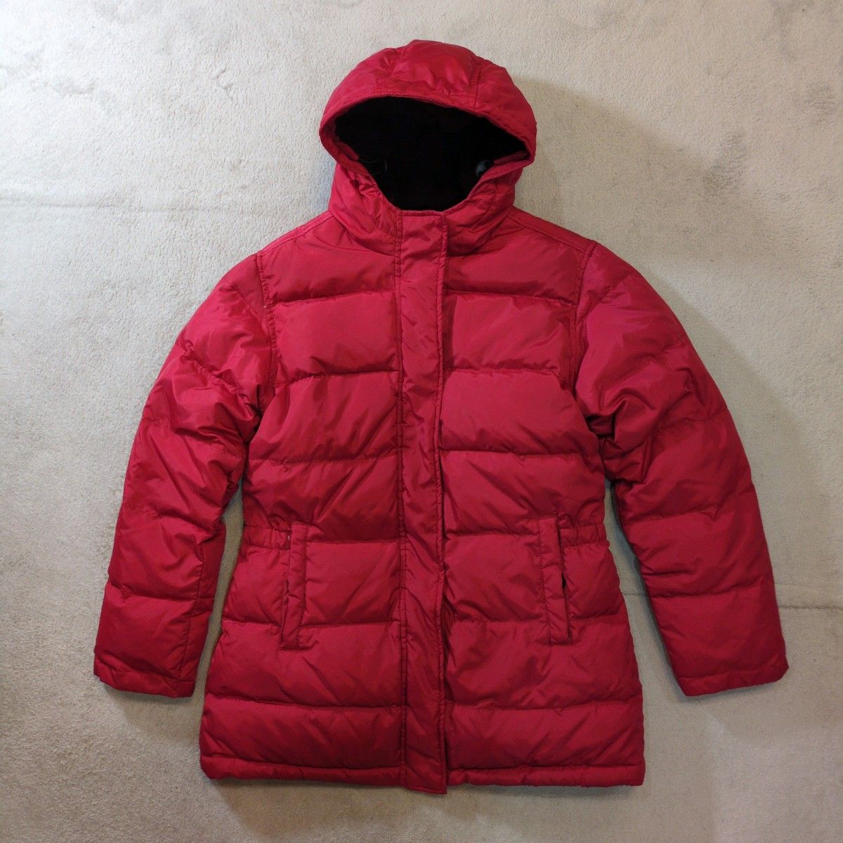 GAP ギャップ ダウン＆フェザー+裏ボアフリース ダウンジャケット 赤