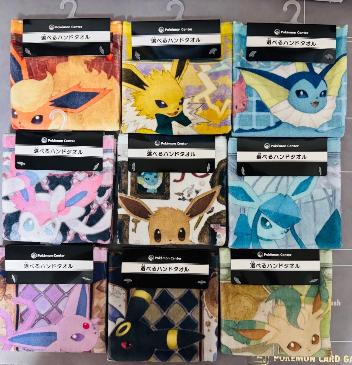 ポケモンセンター ハンドタオル イーブイコレクション Eevee
