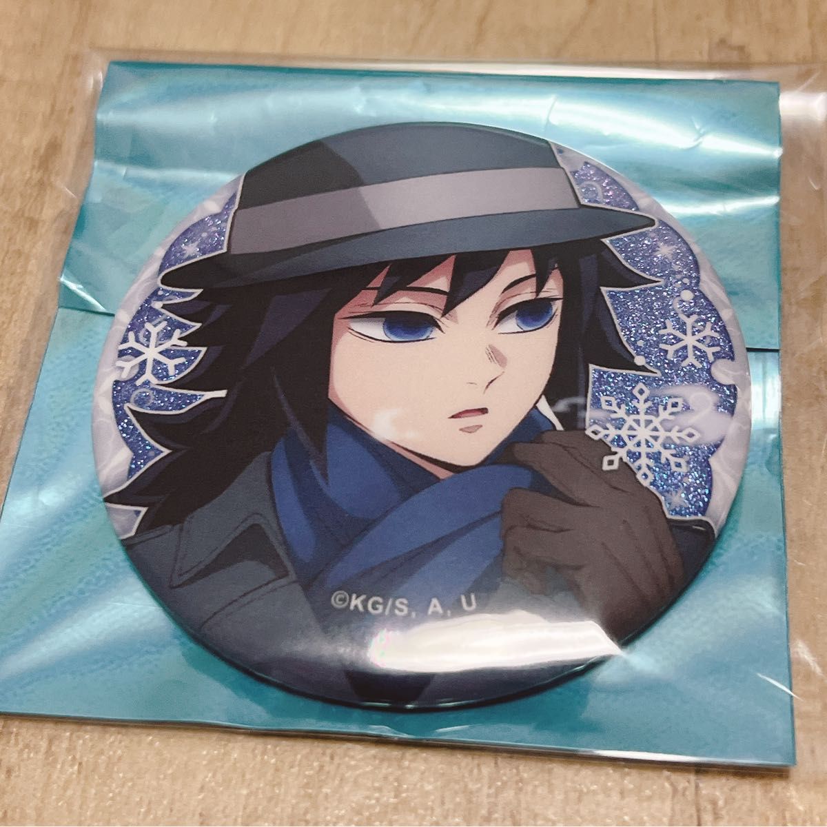 鬼滅の刃 AGF2025 Early Winterホログラム缶バッジ 冨岡義勇 義勇 AGF