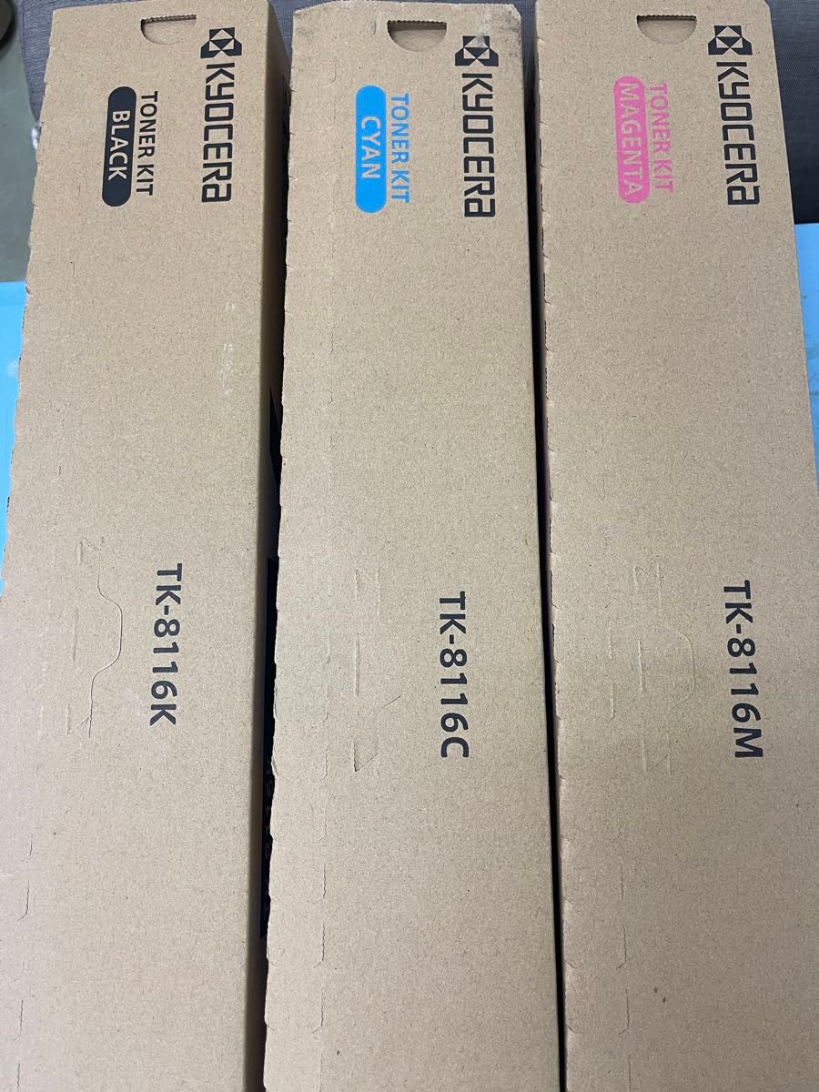 京セラ 未使用 純正品 トナーカートリッジ C M K TK8116用｜Yahoo