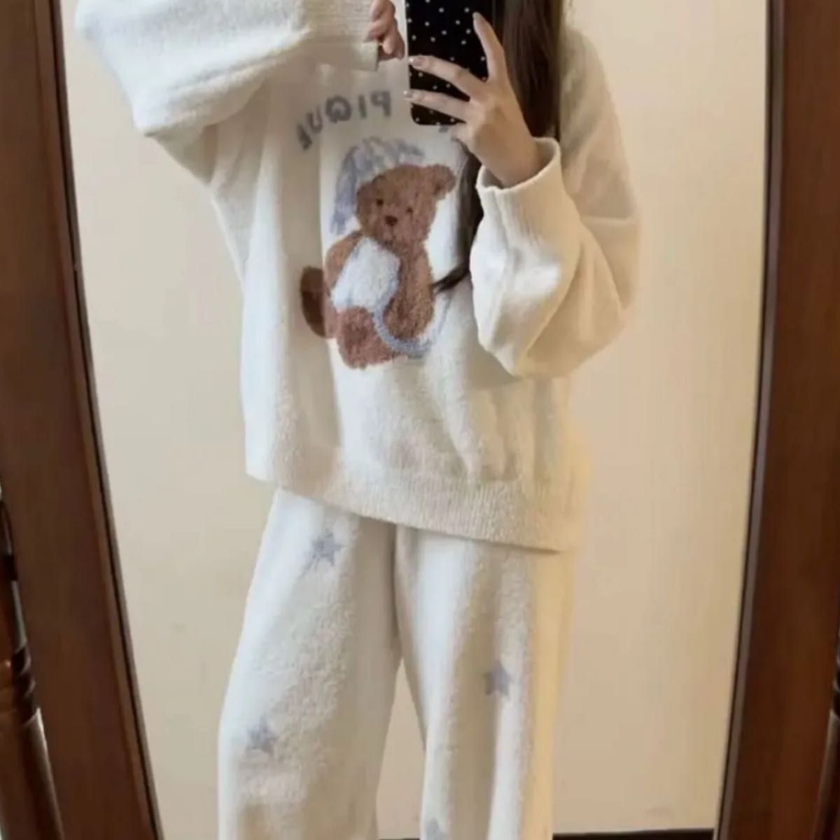 新品未使用】ジェラートピケ GOOD NIGHT BEARプルオーバー&ロング