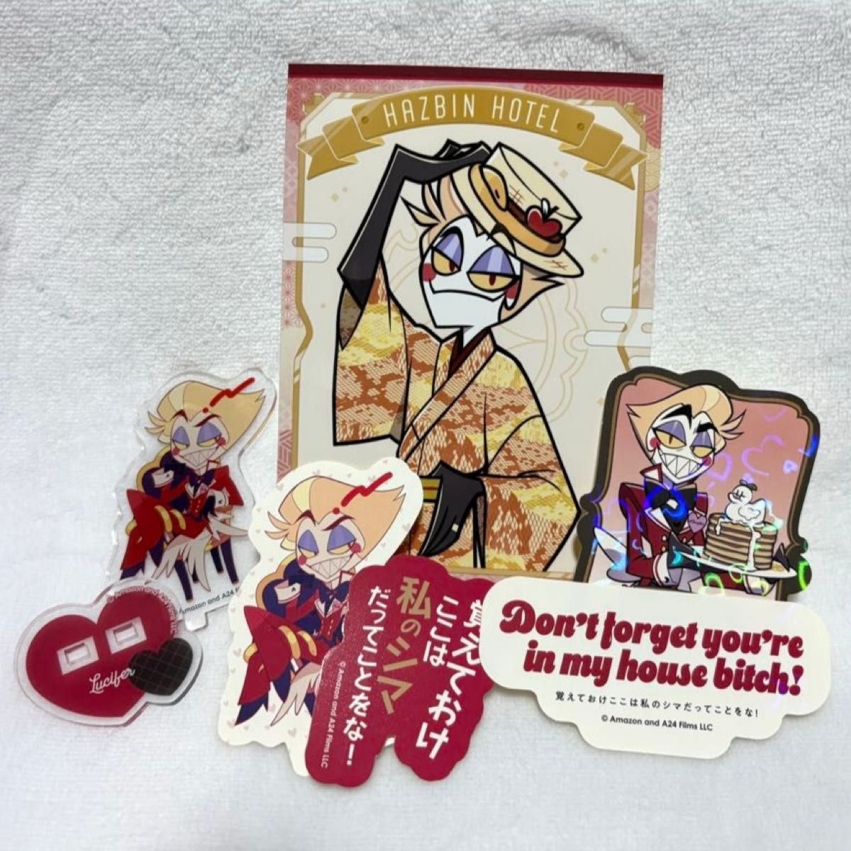 ハズビンホテルへようこそ/ルシファー】アニメイトカフェ グッズセット