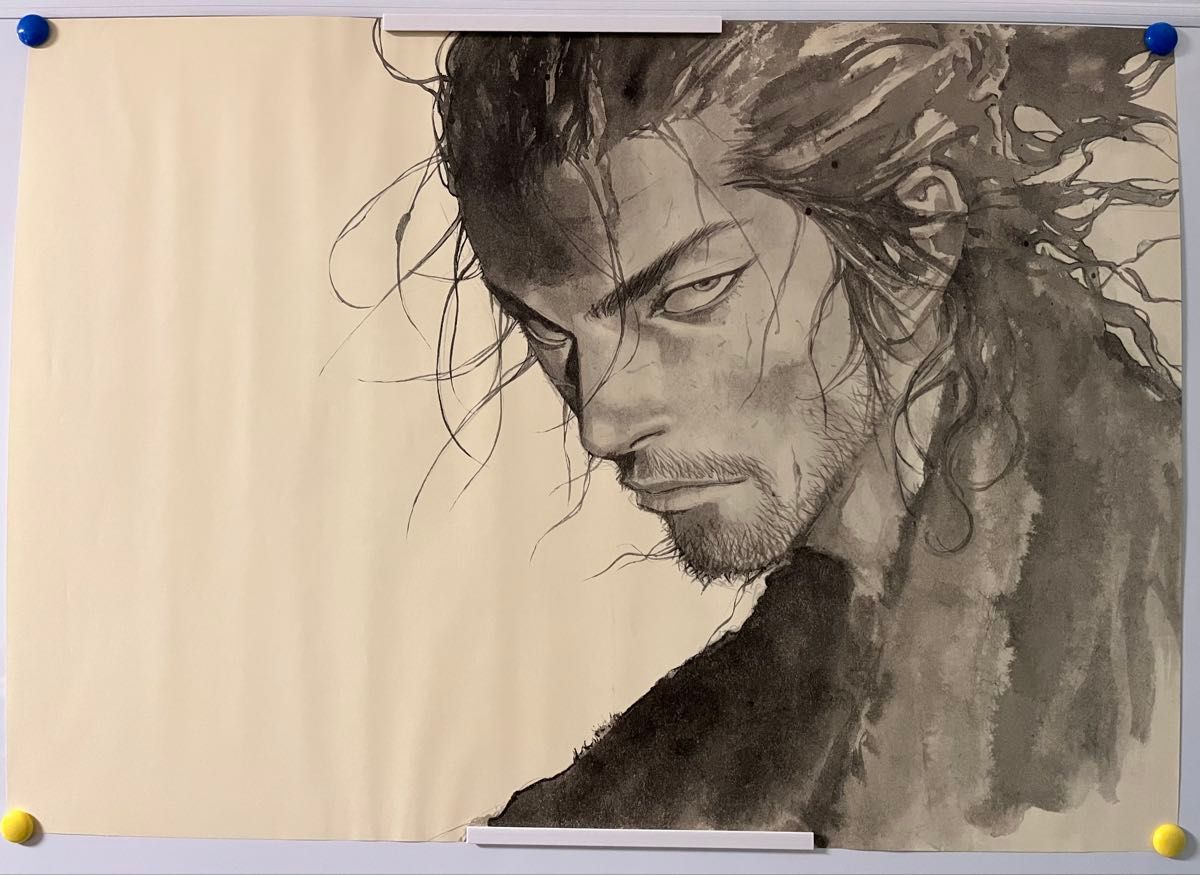 バガボンド 宮本武蔵 井上雄彦 水墨画 ポスター サイズB1｜Yahoo