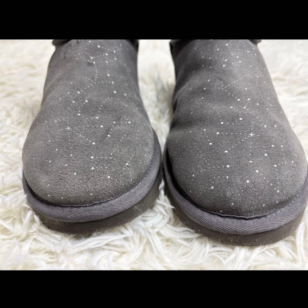 限定コラボ】UGG アグ スワロフスキー グレー 星座 ムートンブーツ