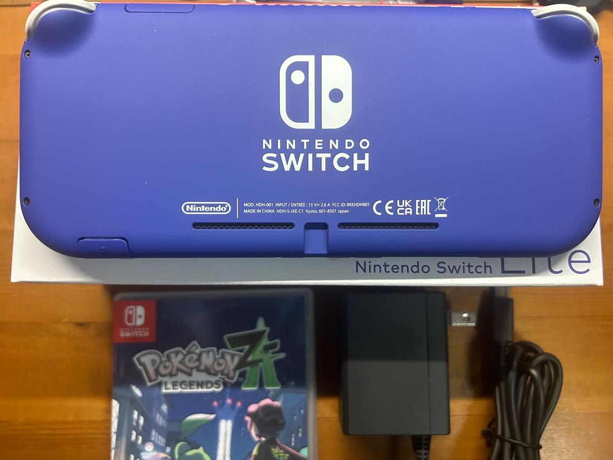 Switch Nintendo Lite ブルー/ポケモンZAカセット付き ニンテンドー