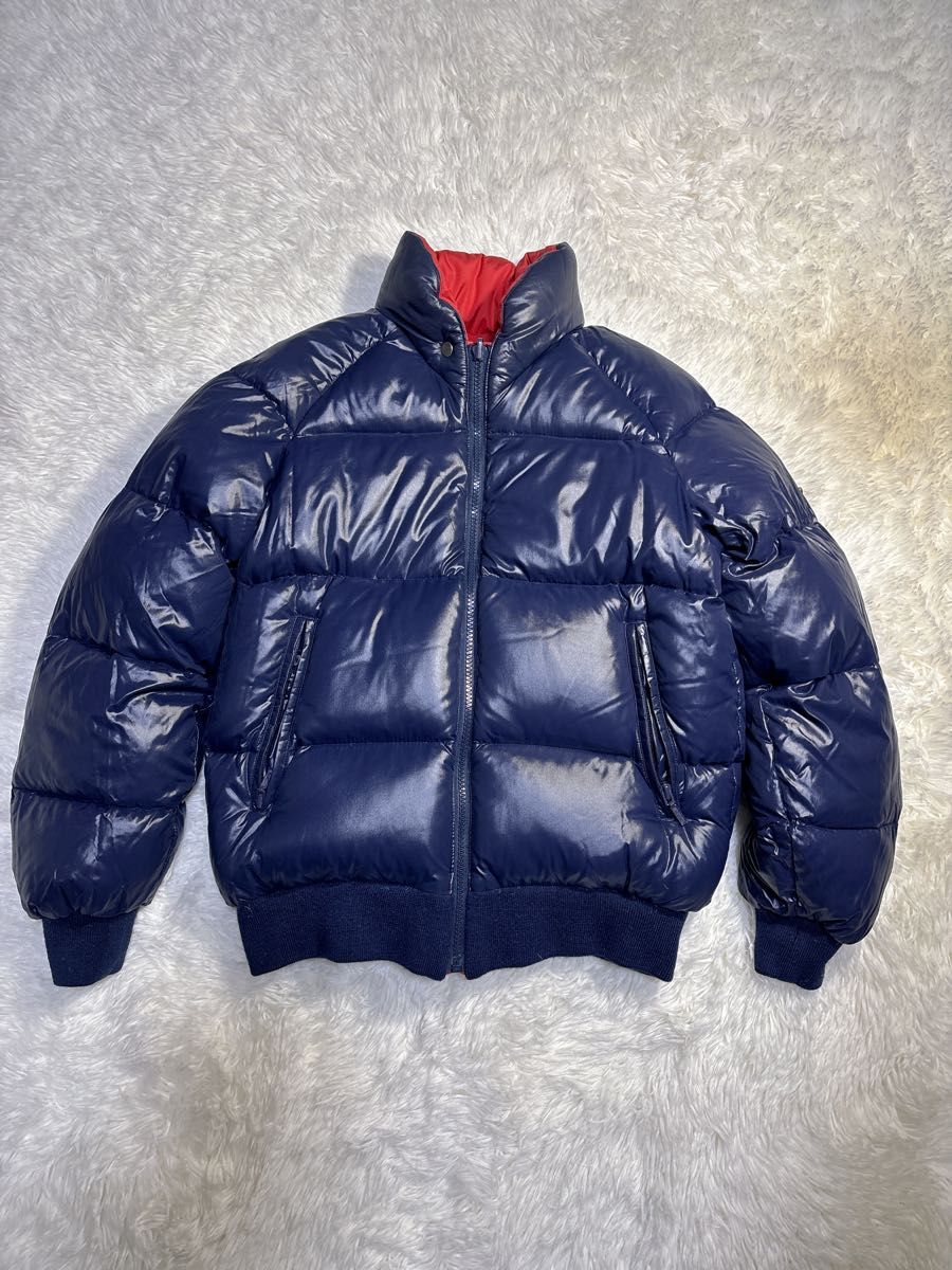 美品 モンクレール×アシックス 80年代リバーシブル ダウンジャケット