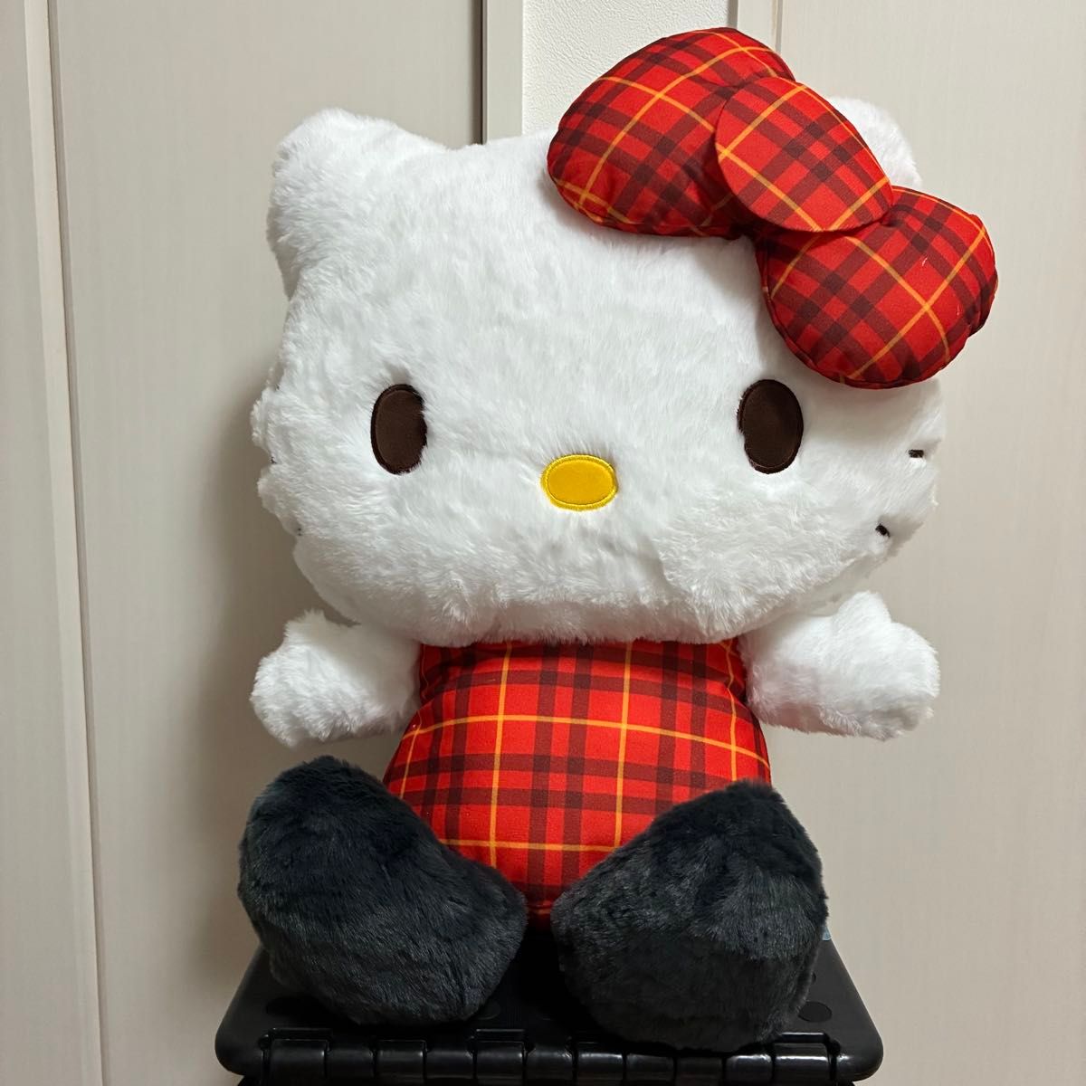 ラウンドワン限定 ハローキティ チェック×チェックリボンドールGJ