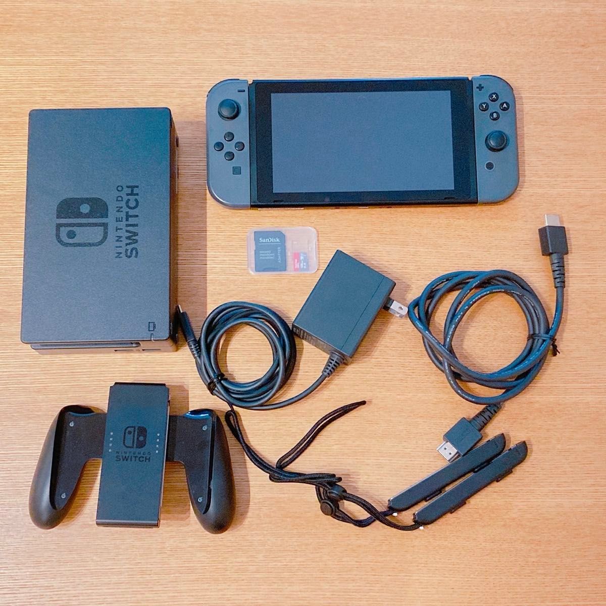 microSDカード付]Nintendo Switch 本体 グレー｜Yahoo!フリマ（旧