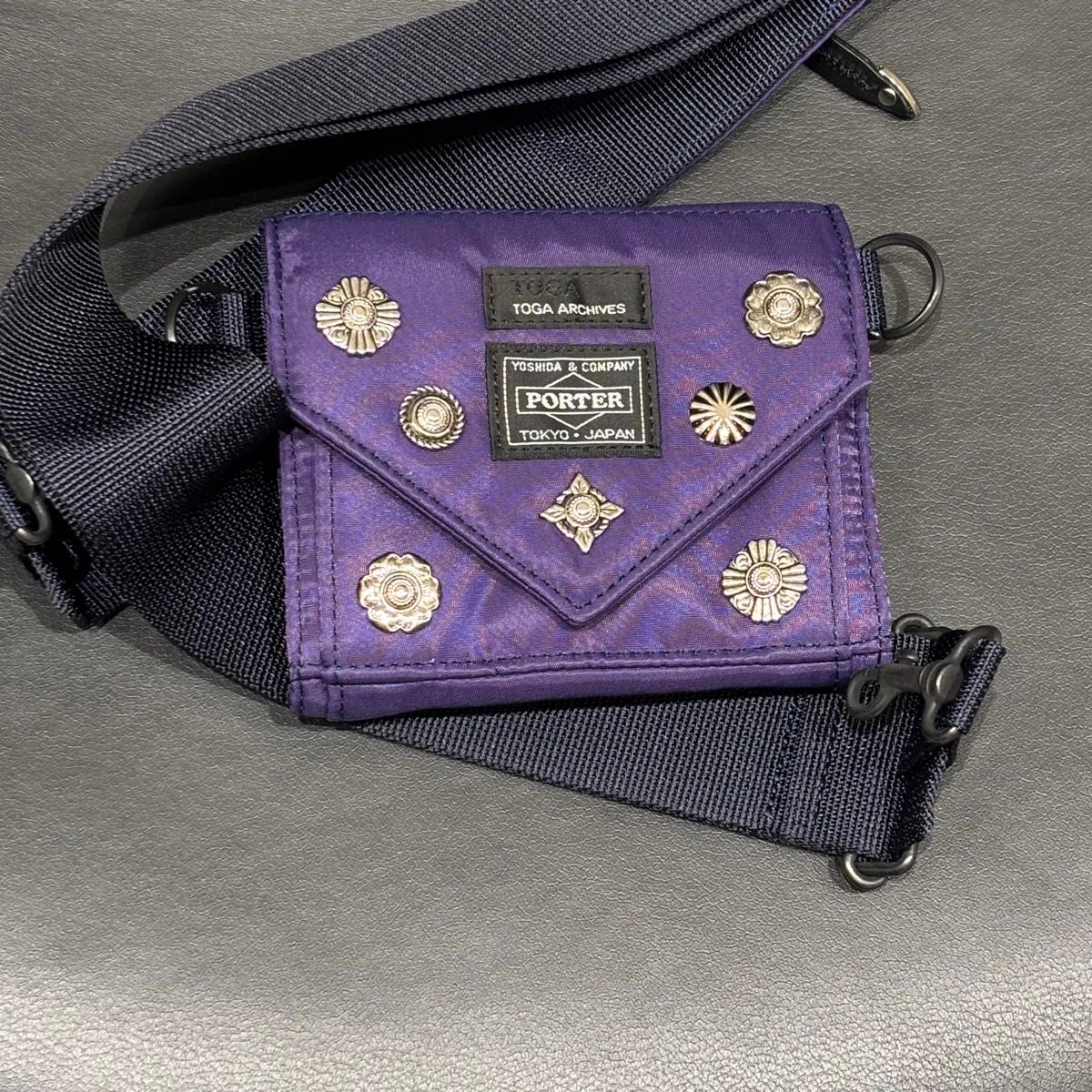 PORTER X TOGA SHOULDER WALLET 紫 ポーター トーガ ショルダー