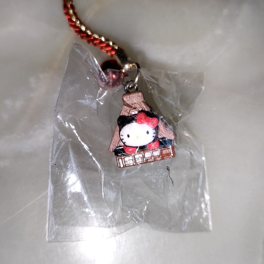 ご当地キティ 根付け 岐阜限定 世界遺産 白川郷 ストラップ ハロー