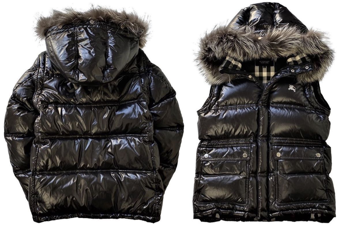 サイズ LL 極美品 松潤着 バーバリー ブラックレーベル 希少 6WAY