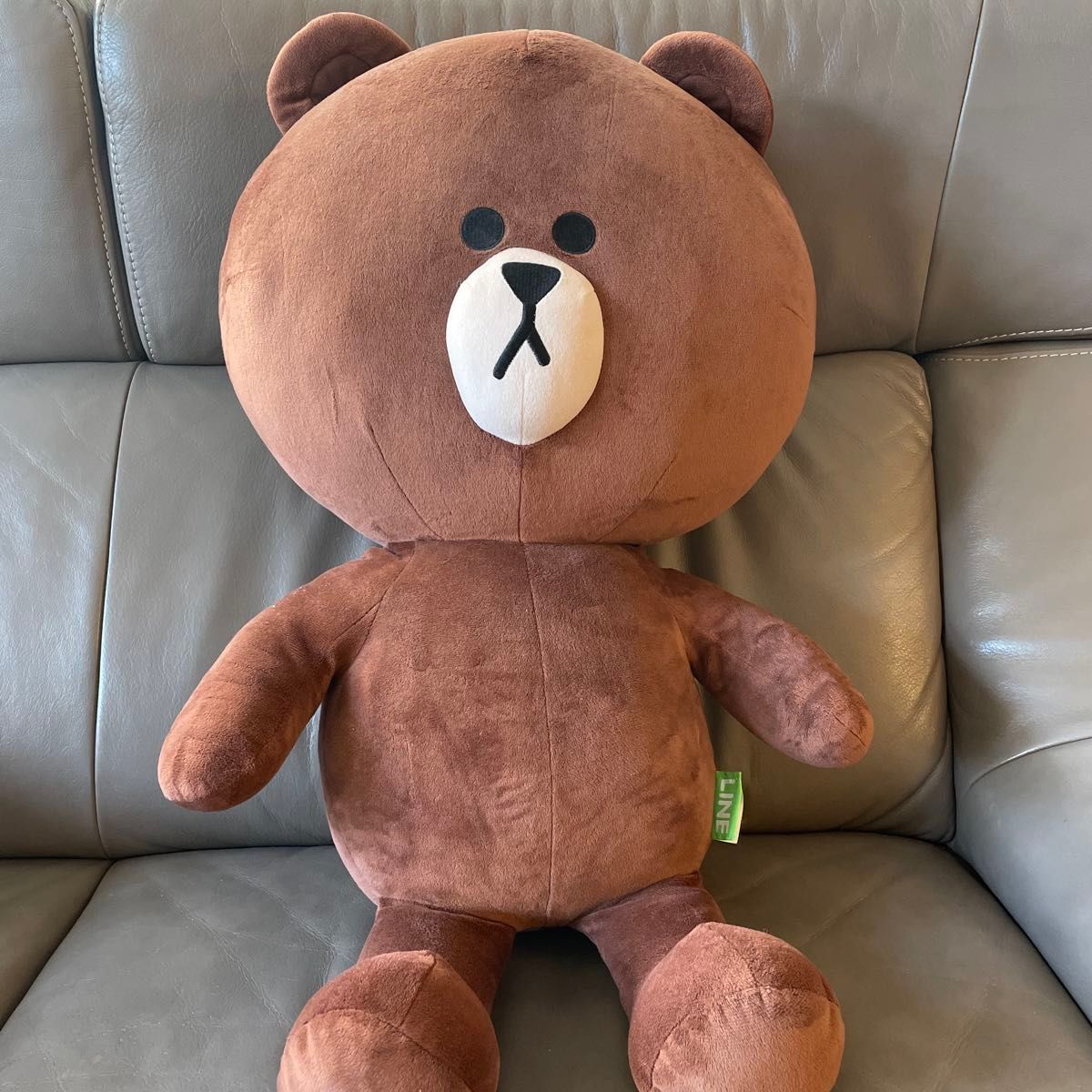 LINE ブラウン ぬいぐるみ 特大 big 70cm くま｜Yahoo!フリマ（旧