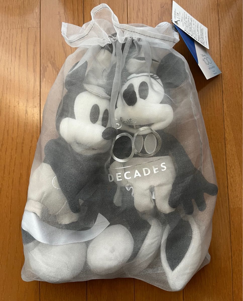 ディズニーストア 蒸気船ウィリー ミッキー ミニー ぬいぐるみ 100周年