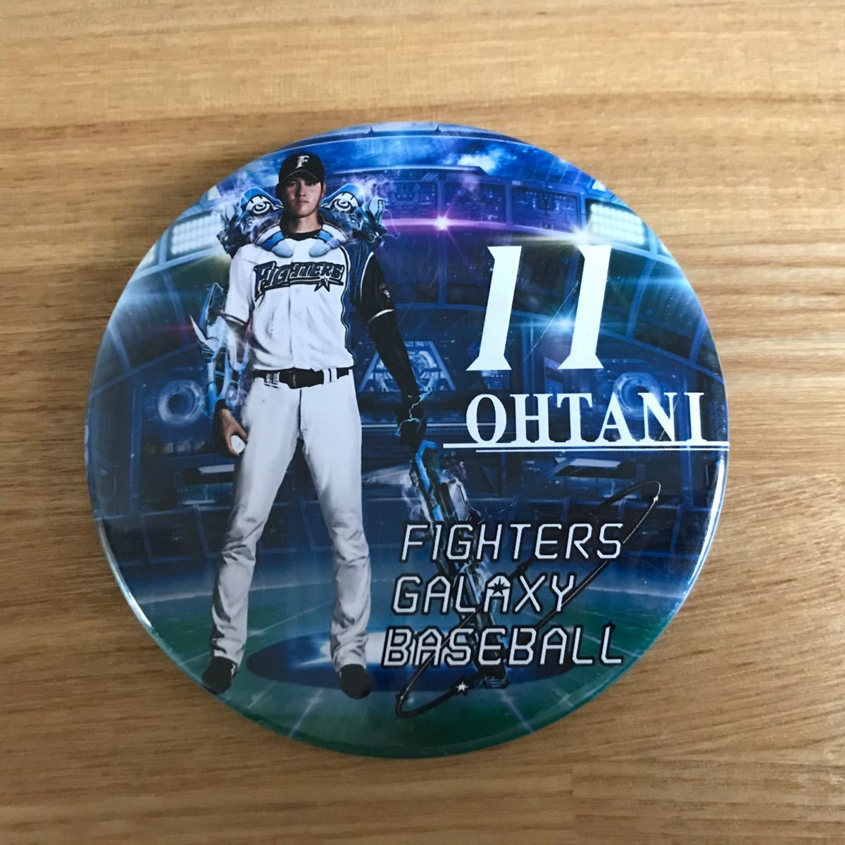 大谷翔平 缶バッチ キーホルダー ピンバッジ2個 北海道日本ハム