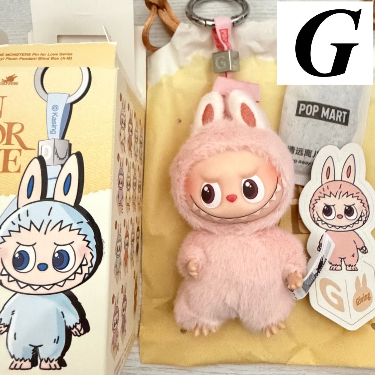 POPMART ポップマート PIN FOR LOVE ラブブ イニシャル アルファベット