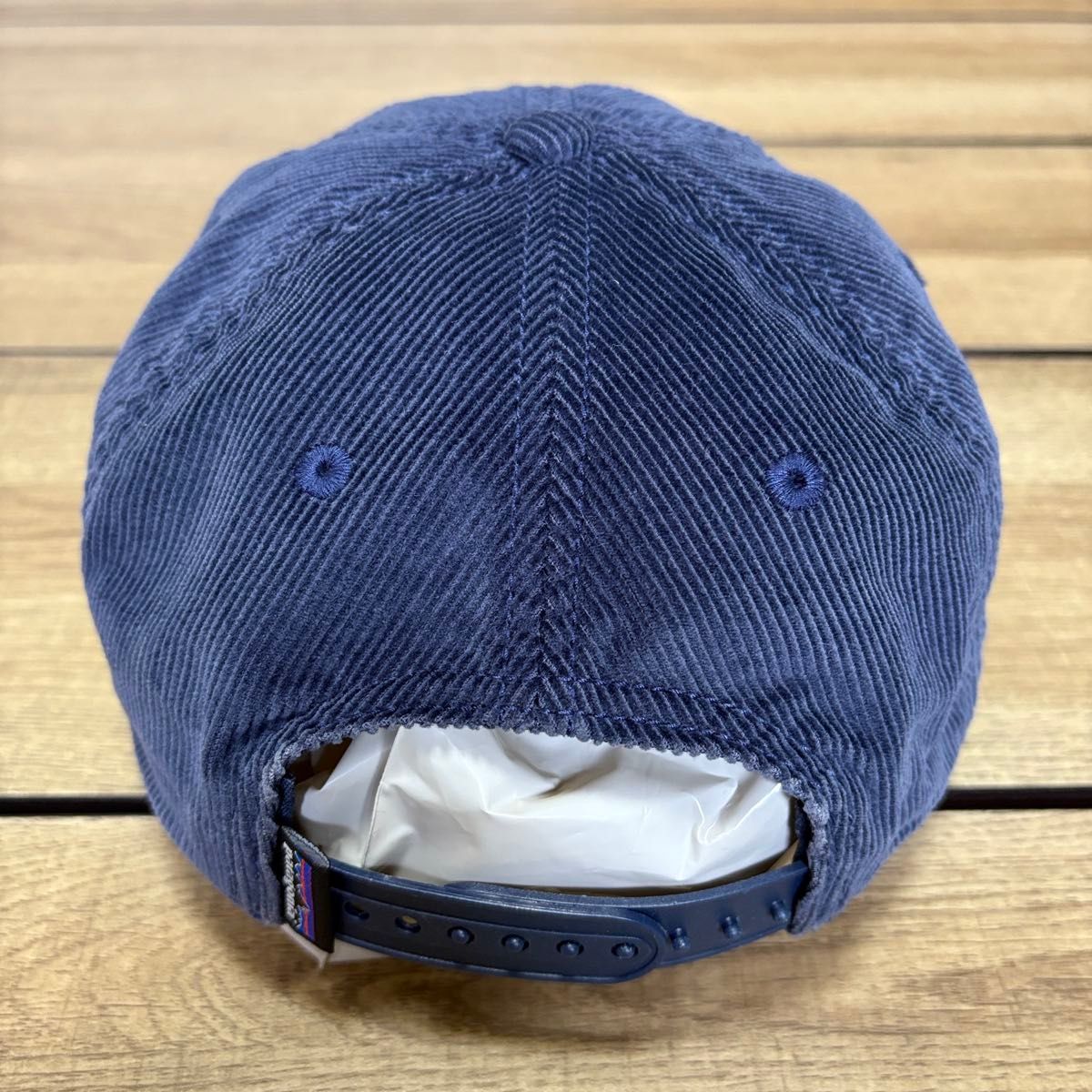廃盤 patagonia パタゴニア ロゴ刺繍 コーデュロイ キャップ ネイビー
