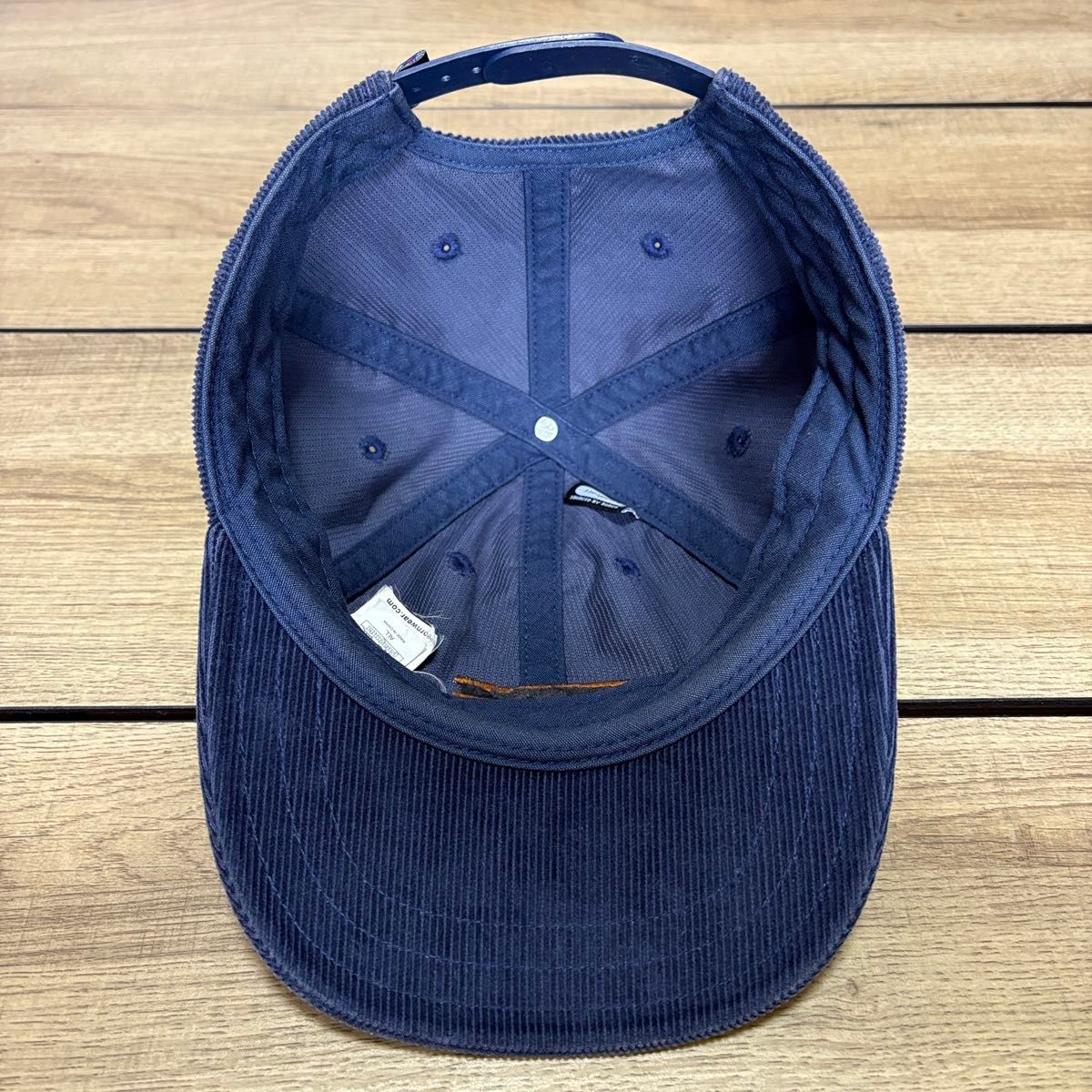 廃盤 patagonia パタゴニア ロゴ刺繍 コーデュロイ キャップ ネイビー
