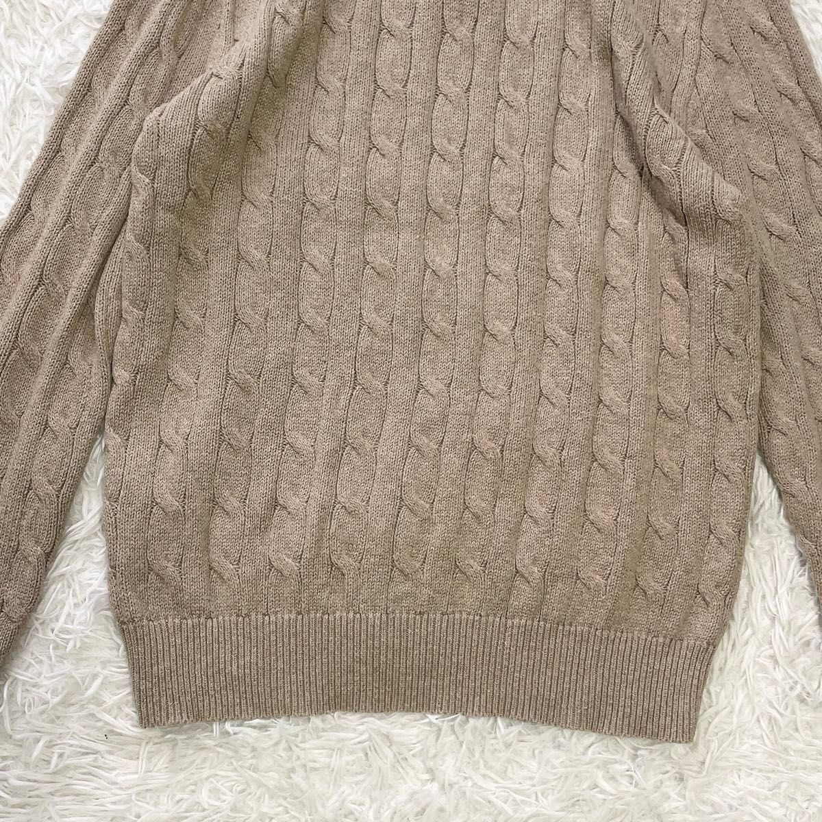 POLO RALPH LAUREN ポロラルフローレン ハーフジップケーブルニット