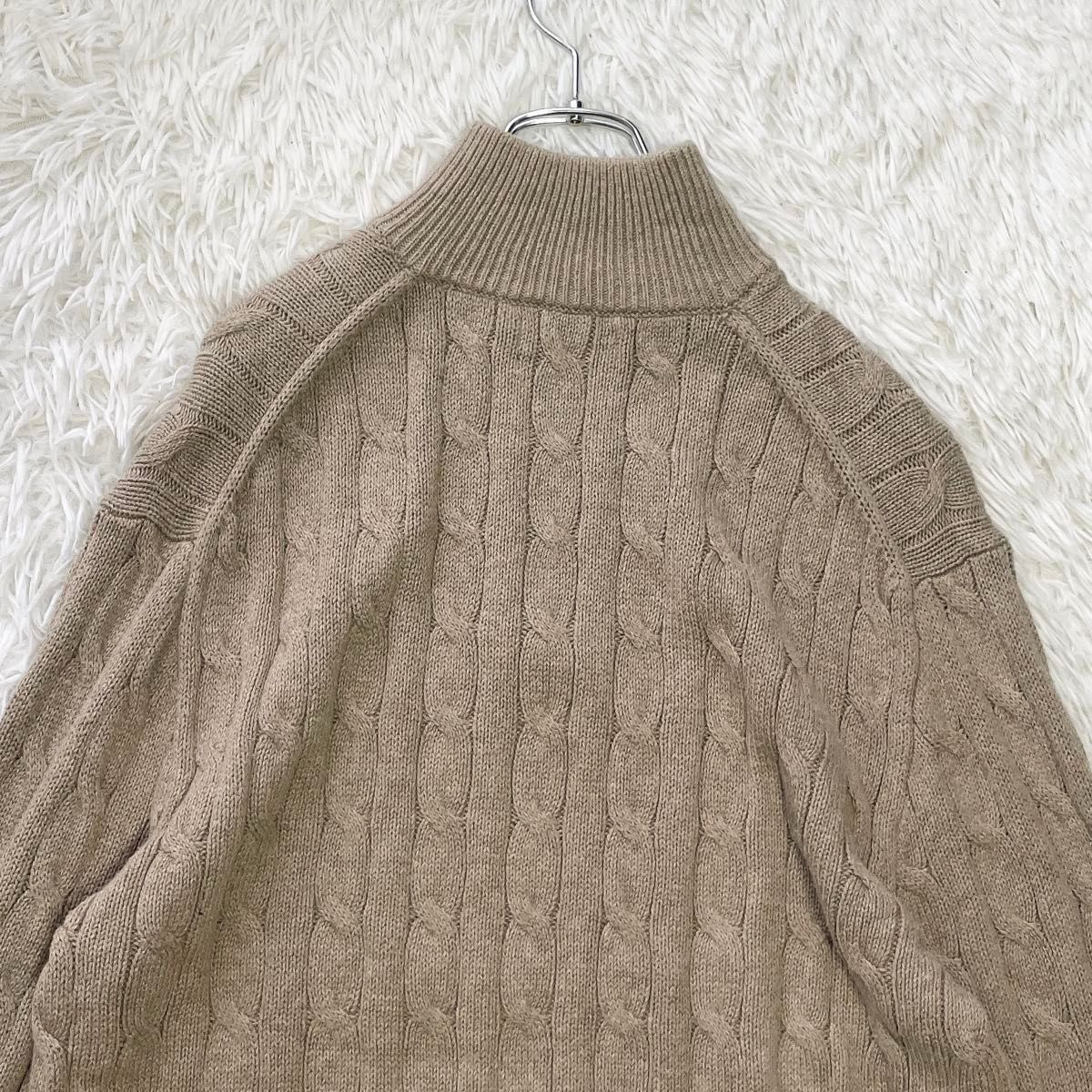 POLO RALPH LAUREN ポロラルフローレン ハーフジップケーブルニット