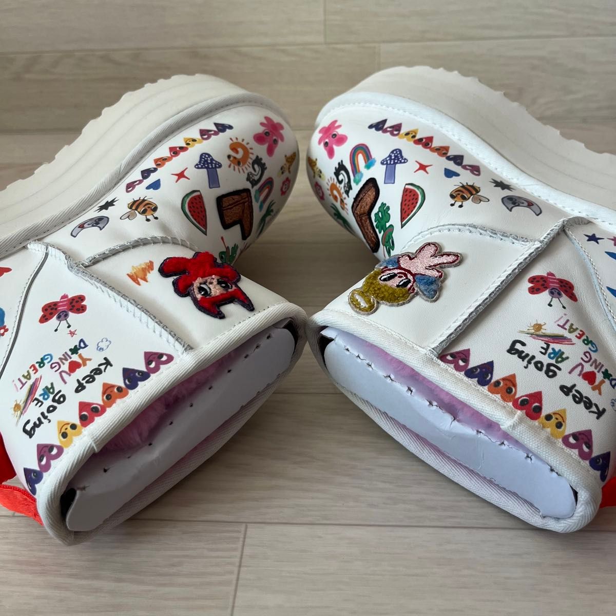 未使用品】UGG アグ クラシック プラットフォーム ポップ スケッチ