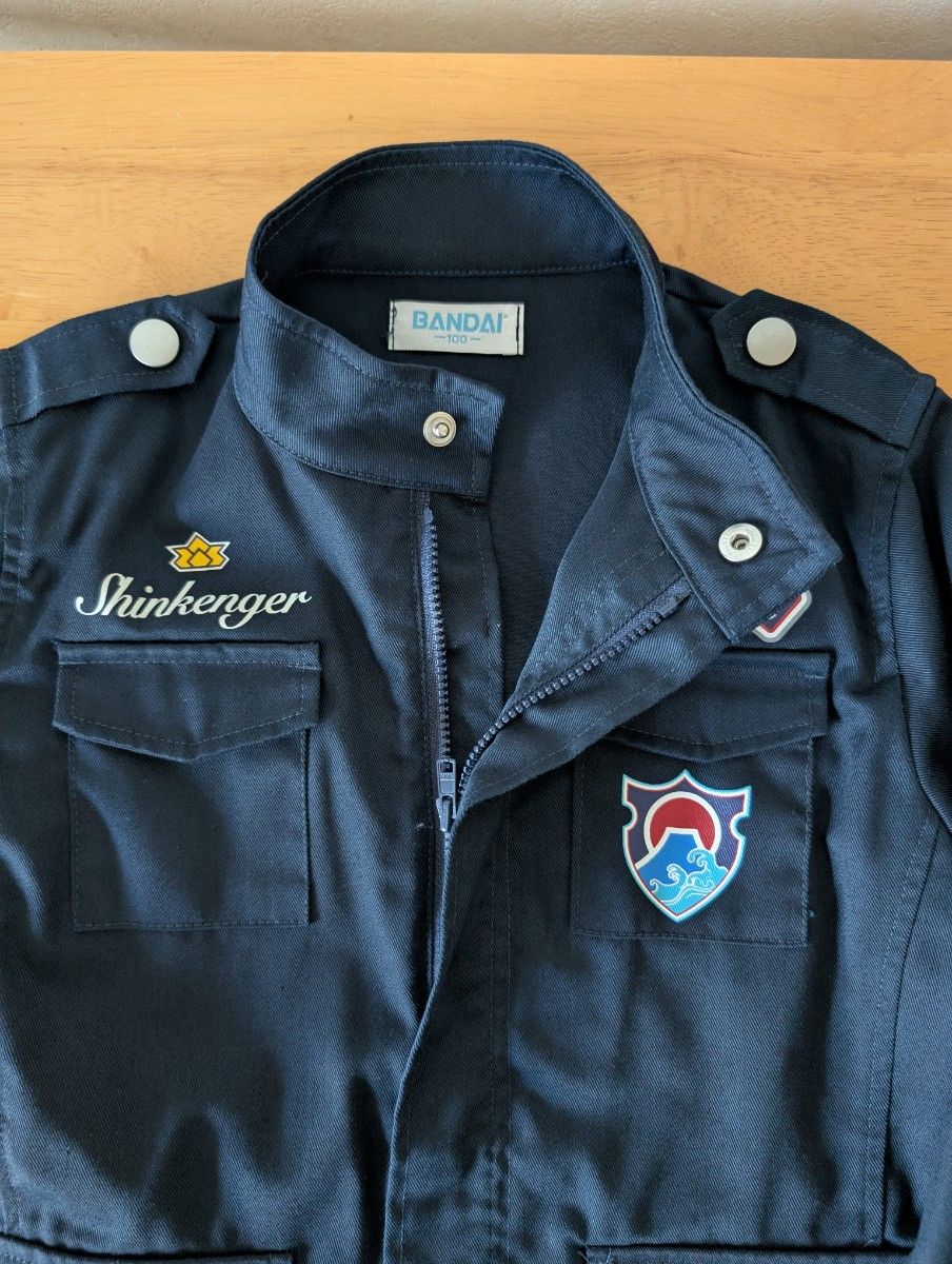 侍戦隊 シンケンジャー ジャケット子供用100㎝ シンケンブルー 池波流