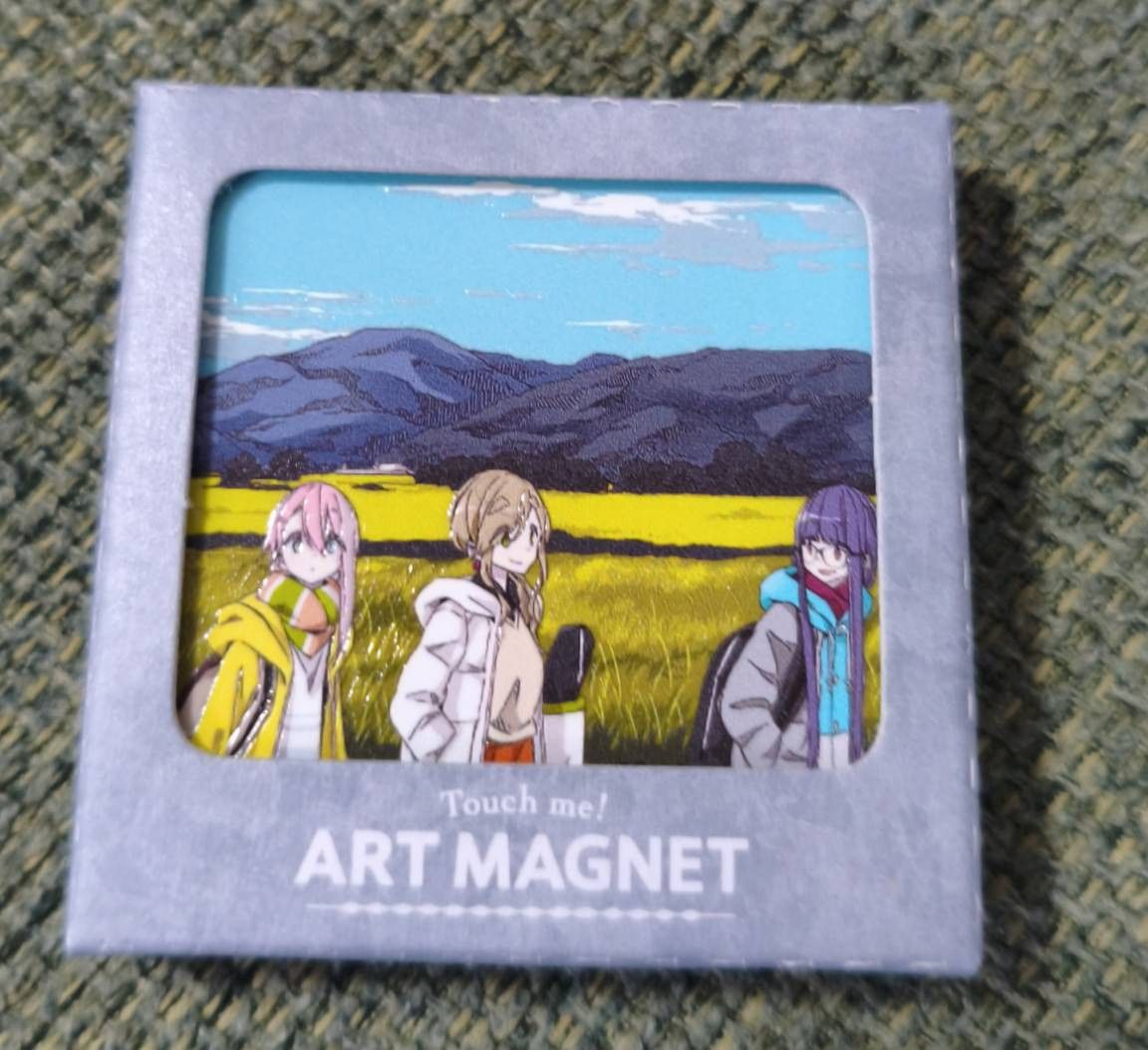 ゆるキャン 』アートマグネット 各務原なでしこ 犬山あおい 大垣千明