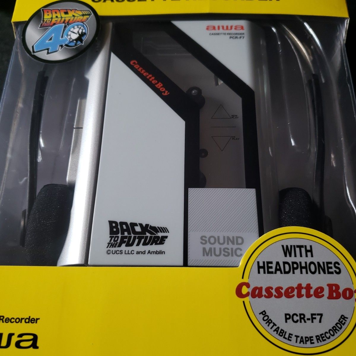 即日発送可能 バックトゥザフューチャー ポータブルカセットプレーヤー