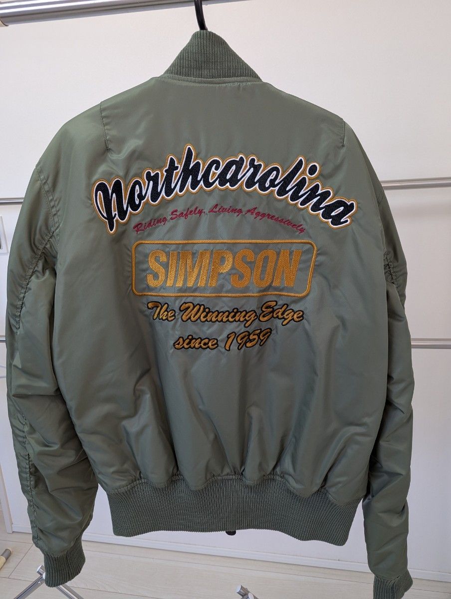 SIMPSON シンプソン MA-1 ジャケット 刺繍 Mサイズ 試着のみ｜Yahoo